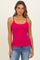 Magenta Basic Adjustable Strap Cami