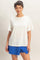 White Oversized Short Sleeve Crew Neck T-Shirt