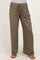 Olive Drawstring Waistband Maternity Pants