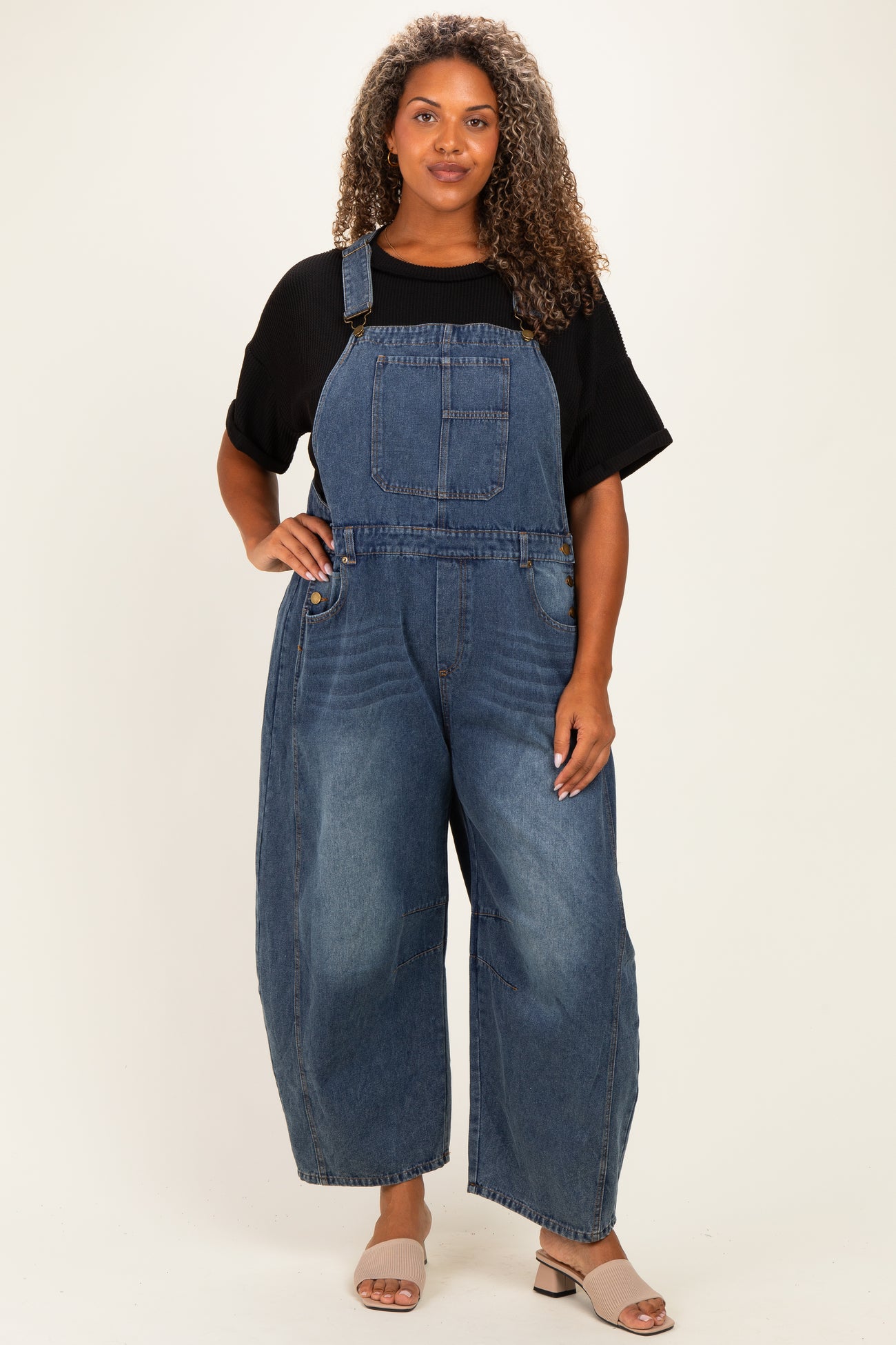Denim Vintage Wash Plus Overall