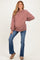 Chocolate Oversized High Neck Maternity Sweatshirt