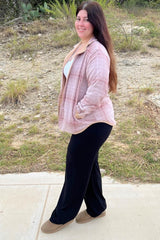 Camel Reversible Shirt Jacket