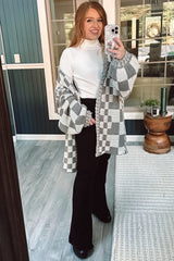 Cream Ribbed Fitted Long Sleeve Top