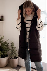 Ivory Striped Mock Neck Sweater