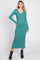 Jade Ribbed Long Sleeve Maxi Dress