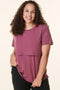 Plum Bravado Lift Up Nursing Top