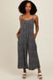 Black Paisley Print Jumpsuit