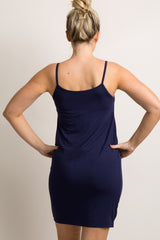 PinkBlush Navy Basic Maternity Sleep Dress