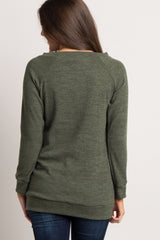 Olive Basic Sweater