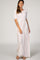 PinkBlush Mauve Striped Half Sleeve Maxi Dress