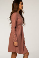 Rust Glitter Dress