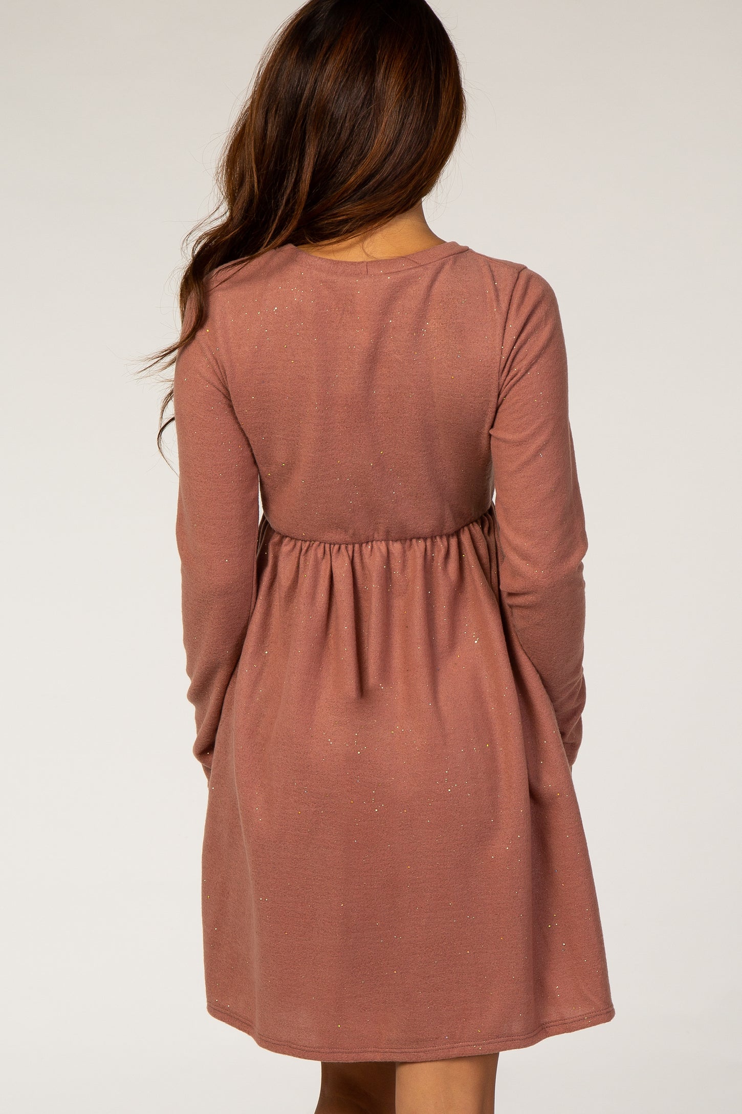 Rust Glitter Dress