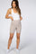 Taupe Ribbed Maternity Bike Shorts