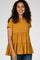 Mustard Tiered Top