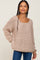 Taupe Chunky Knit Sweater