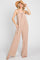 Taupe Halter Neck Jumpsuit