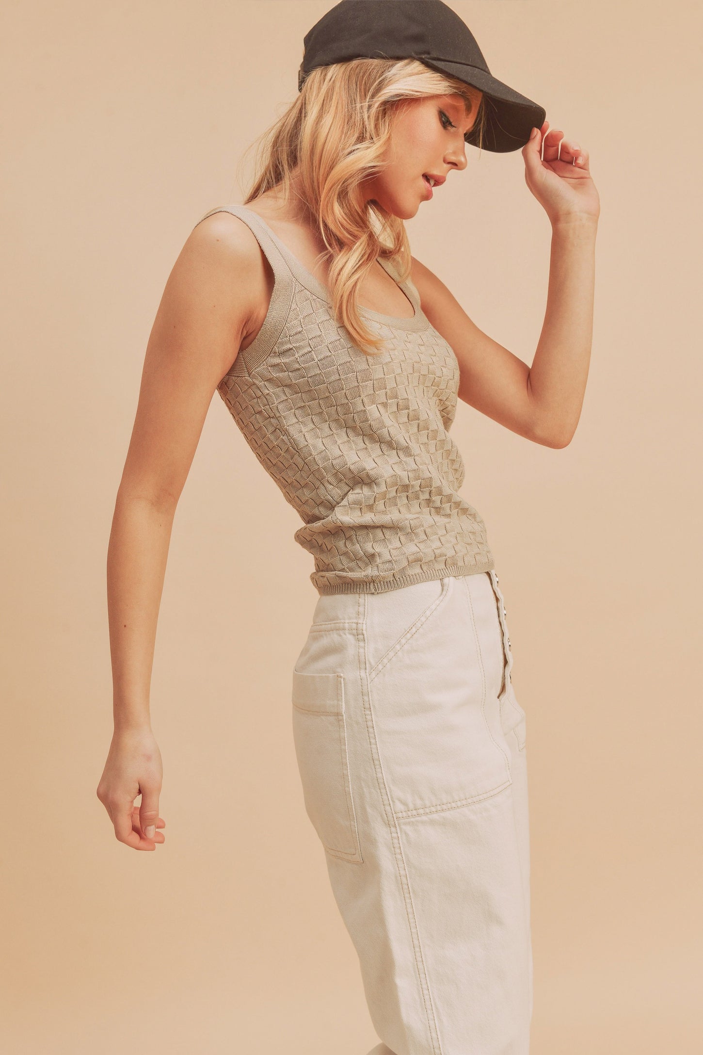 Oat Knit Tank