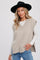 Oatmeal Oversized Knit Vest