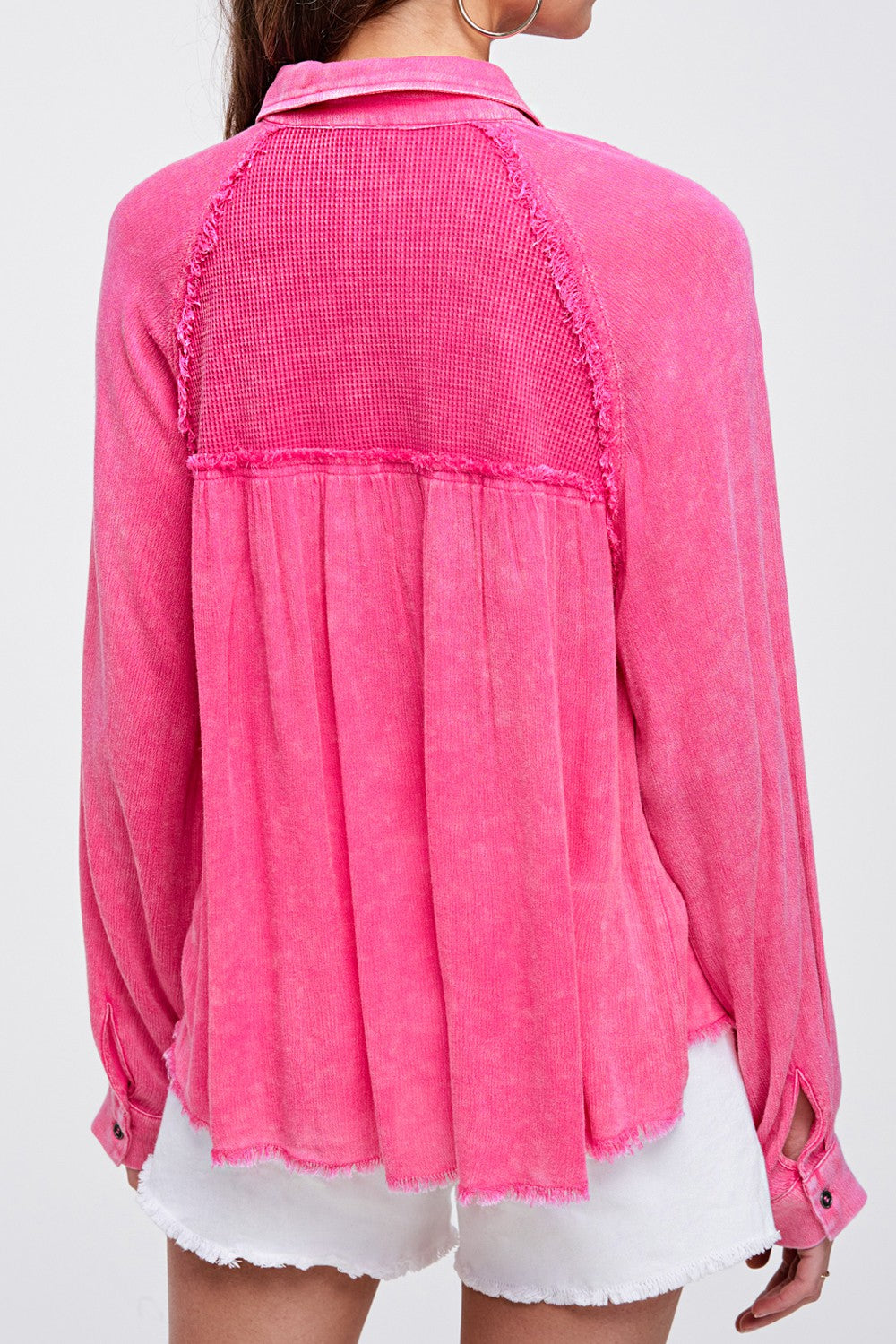 Pink Button Up Shirt