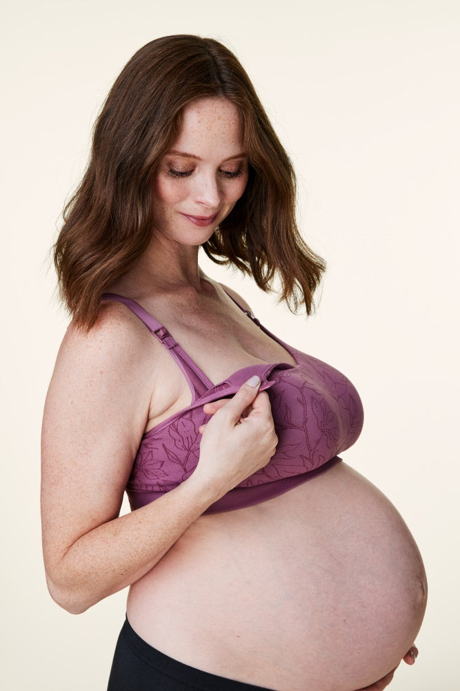 Bravado Berry Jacquard Intrigue Balconette Maternity & Nursing Bra