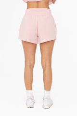 Pink Fleece Shorts