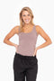 Mocha Scoop Neckline Tank Top
