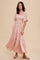 Pink Floral Smocked Tiered Maxi Dress