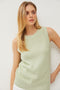 Sage Knit Sleeveless Top