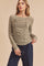 Oat Ruched Top
